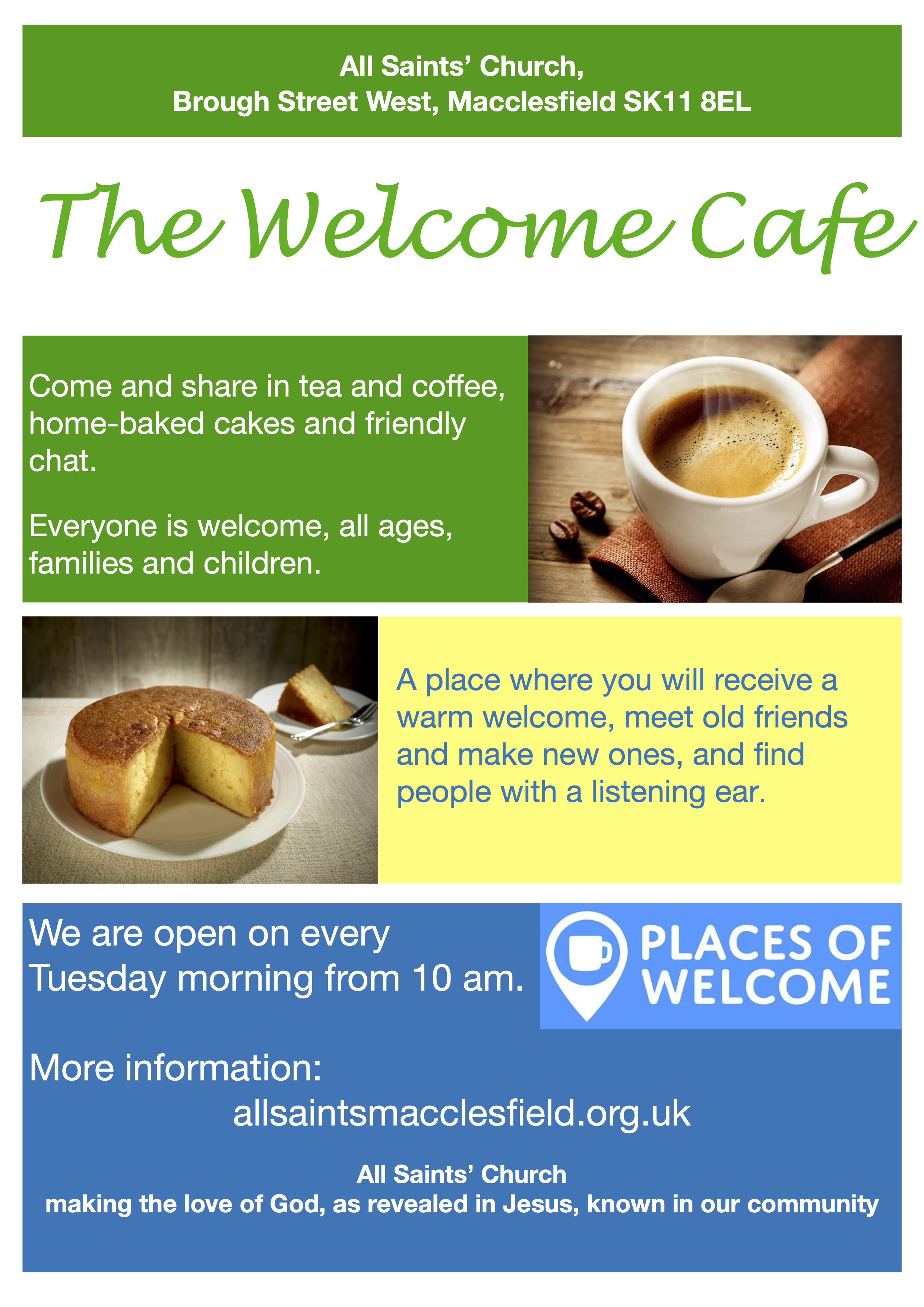 Welcome Café poster