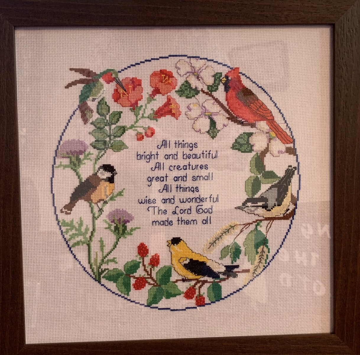 Cross stitch picture
